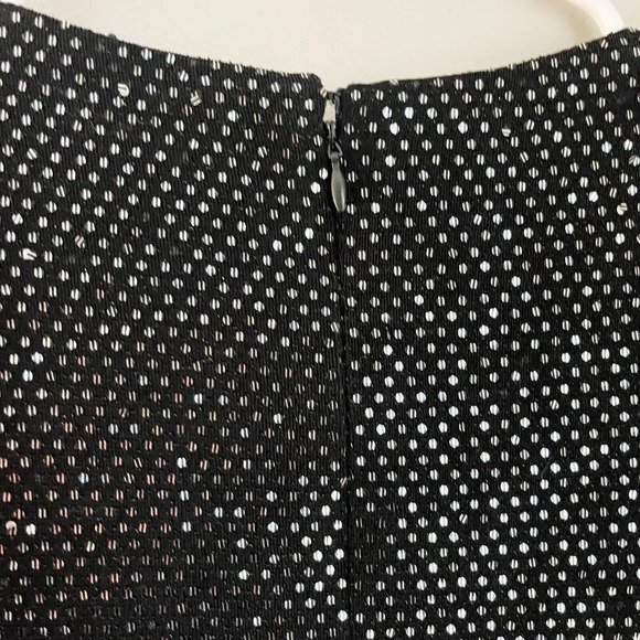 Calvin Klein Womens Black A Line Dress 2 Sequin Pleated Long Sleeve Semi-Formal - Picture 8 of 10
